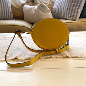 Yellow circle Purse